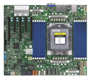 Carte mère Supermicro H13SSL-NT 128 cœurs ATX 400W TDP pour AMD EPYC SP5 - Photo 1/3