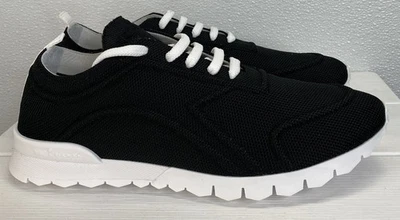 Zapatillas deportivas Kiton con paneles para hombre talla 10 tejidas negras de caña baja informales para todos los días Foto 1 de 4