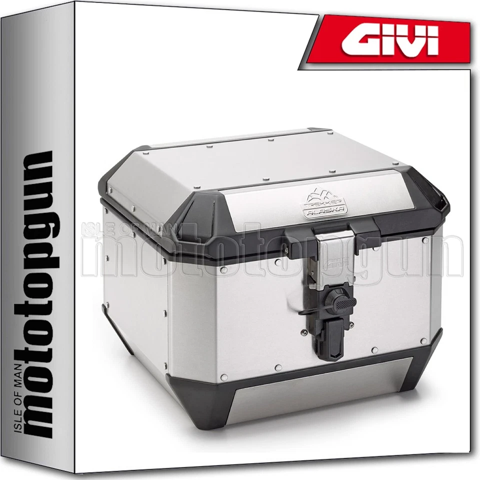 BAULETTO MONOKEY TREKKER ALASKA ALLUMINIO 44 LT GIVI BMW R 1200 RT 2012 12 Foto 1 de 4