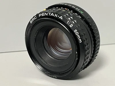 Lente de enfoque manual Pentax SMC Pentax-A 50 mm F2 montaje K Foto 1 de 4