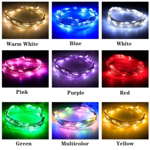 HOT 2-30M String Fairy Lights LED Copper Wire USB Powered Party Home Xmas Weddin - Picture 1 of 22