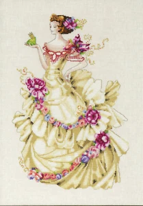 Gráfico/patrón de punto de cruz ~ Mirabilia Ella, la princesa rana #MD129 - Imagen 1 de 4