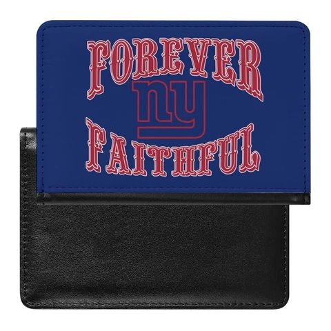 Forever Faithful New York Giants Passport Holder Protector Cover Wallets Cover