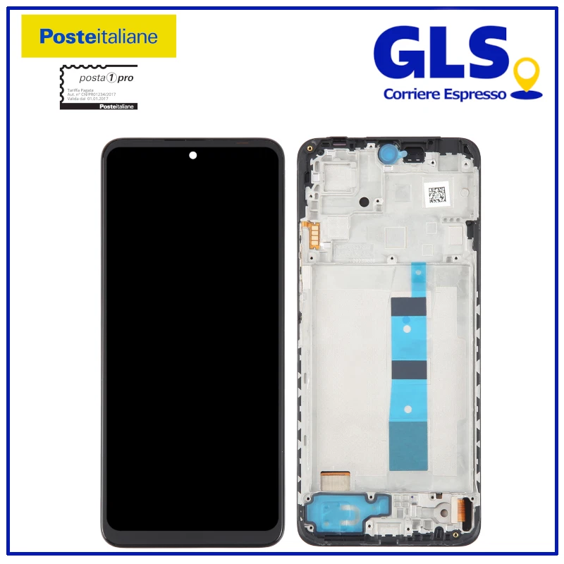 DISPLAY TOUCH SCREEN +FRAME TFT XIAOMI REDMI NOTE 12 4G 23021RAA2Y VETRO SCHERMO - Immagine 1 di 1