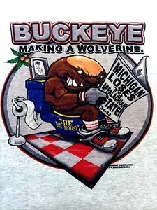 BUCKEYE MAKING A WOLVERINE OHIO STATE Michigan Wolverines SHIRT GR. XL sehr guter Zustand - Bild 1 von 2