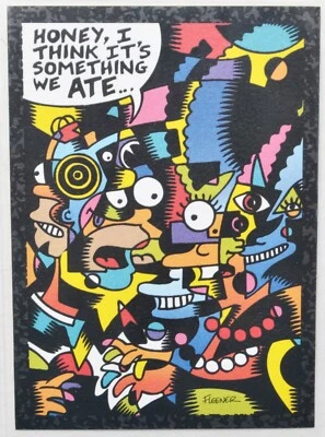 SIMPSONS 1994 SKYBOX TRADING CARD MARY FLEENER ARTY ART CARD A1 (M) - Image 1 of 2