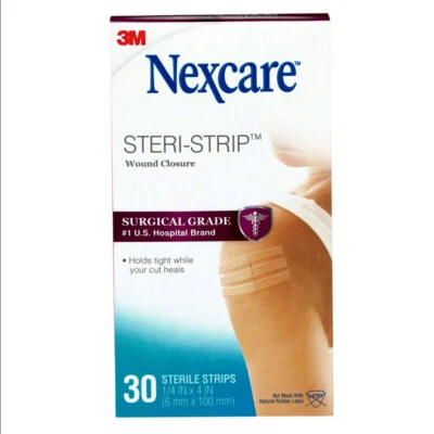 Cierre de piel Nexcare Steri-Strip - 30ct Foto 1 de 4