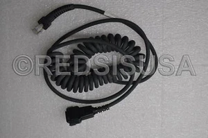 Motorola Cable (8 Ft.Coil 9-Pin Direct Connector) Ls2000  3300 25-03894-01 - Afbeelding 1 van 2