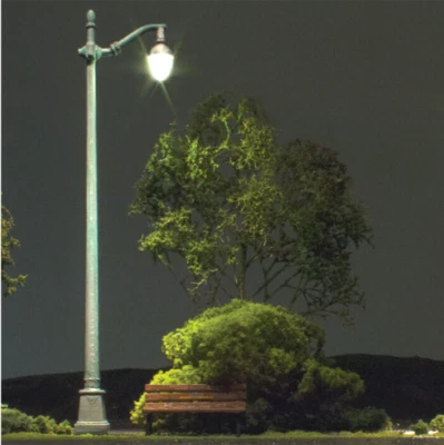 Woodland Scenics ~ Escala O ~ Arco de ferro fundido Street Light ~ Pacote com 2 ~ JP5647 - Imagem 1 de 3