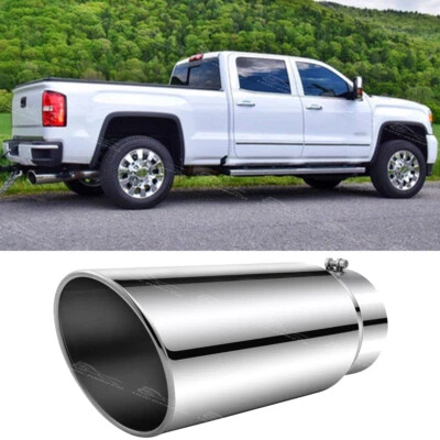 Silenciador de punta de escape diésel de 5" entrada 6" salida para GMC SIERRA DENALI 2500HD 3500 Foto 1 de 4