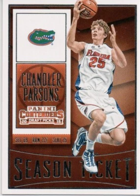 Selecciones del draft Panini Contenders 2015-16 #16 Chandler Parsons (22-1783) Foto 1 de 2