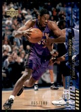 Antonio Davis 2000-01 Upper Deck UD Exclusives Gold #165 /100 Numbered Parallel