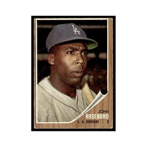 1962 Topps Baseball Card (Damaged) John Roseboro Dodgers #32 - Picture 1 of 3