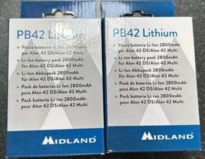 PB42 Lithum Battery for Alan 42DS x2 - Zdjęcie 1 z 2