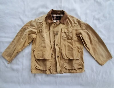 Red Head Canvas Dove Bird Hunting Field Coat Jacket w/Game Bag vtg Made in USA - Image 1 of 4