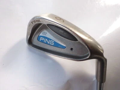 PRE~LOVED PING G2 GOLF CLUB ~ 6 IRON ~ REG STEEL SHAFT ~ BLACK DOT LIE   37 1/2" - Image 1 of 4