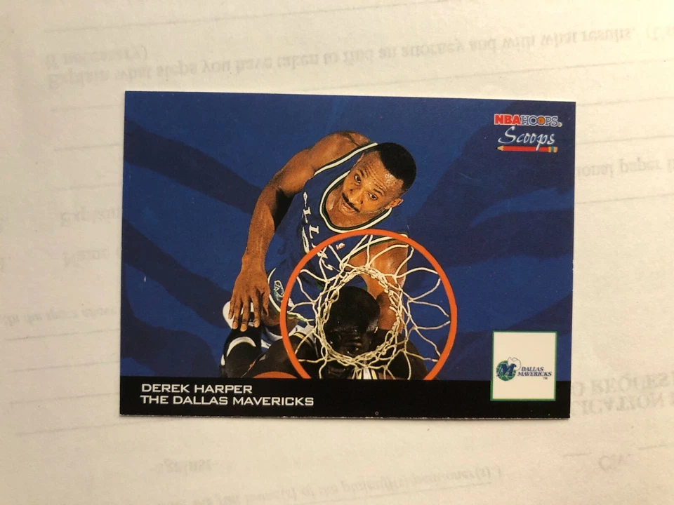 A 1994 DEREK HARPER SkyBox Basketball Card # 6 Made in USA - Image 1 of 4