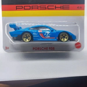 2024 Hot Wheels PORSCHE 935 4/6 Blue WalMart EXCLUSIVE Series - Picture 1 of 12
