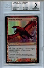 MTG Thunder Dragon BGS 9.0 (9) Mint FTV Dragons Magic Mystic Foil Amricons 8689