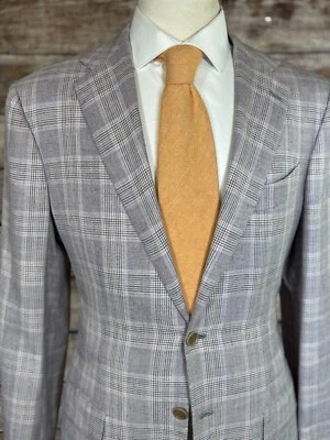 Kiton Linen Cashmere Silk Blazer Size 40 (50 EUR) - Image 1 of 4