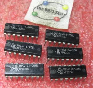 TMS4116-20NL Texas Instruments RAM DRAM IC 200nS Kunststoff 4116 - gebraucht Stck 6 - Bild 1 von 1