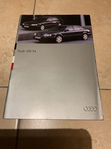 Audi 100 S4 1994 UK Market Sales Brochure Saloon Estate - Picture 1 of 4