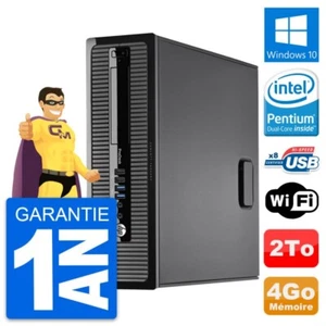 PC HP ProDesk 400 G1 SFF Intel G3220 RAM 4Go Disque Dur 2To Windows 10 Wifi - Imagen 1 de 6