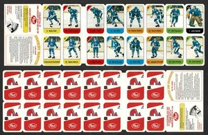 Panel de canje de fábrica Quebec Nordiques 1982-83 Post Cereal, Stastny A., M.,&P. - Imagen 1 de 5