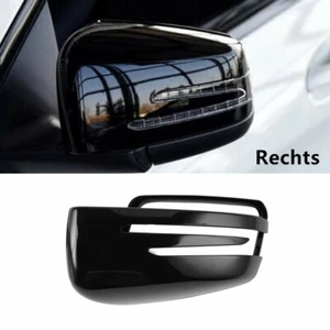 Rückspiegel Abdeckung Schwarz Spiegelkappen für Mercedes W221 W212 C218 X156 - Picture 1 of 5