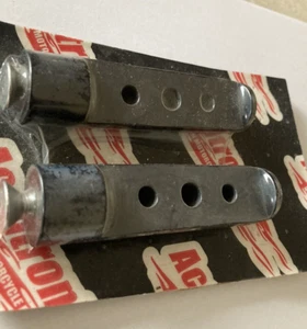 Black Billet Shifter Pegs Accutronix Made in USA Harley Brake Forward Controls - Picture 1 of 9