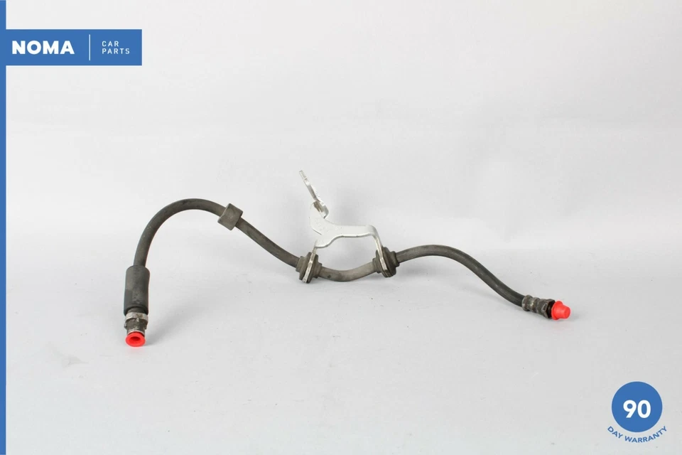 06-13 Manguera de freno delantera izquierda BMW 335i E92 E87 E90 1 3 Series X1 con soporte OEM Foto 1 de 4