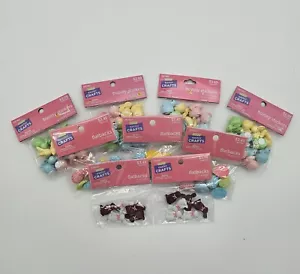 Menge 9 Ostern Basteln Marke Ostern Flatbacks Hase Aufkleber - Bild 1 von 6