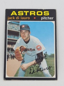 1971 Jack Di Lauro Topps Vintage Houston Astros MLB