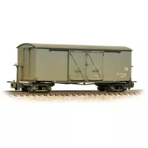 Bachmann 393-026A Bogie Covered Goods Wagon Nocton Estates L. R. Grey OO-9 Gauge - Foto 1 di 1