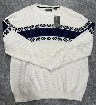 John Barlett Consensus Men’s Sweater 2XL  Winter Christmas Aztec Grandpa  - Image 1 of 4