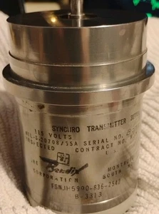 1962 31TX6b BENDIX Aviation Aircraft Synchro Transmitter U.S. Navy B5113 - Picture 1 of 6