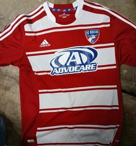 ADIDAS FC DALLAS 2000er MLS TEXAS FUSSBALL TRIKOT ERWACHSENE XL. E15 - Bild 1 von 3