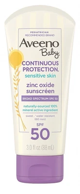 Aveeno Baby - Continuous Protection Sunscreen - 50 SPF - EXP 02/27 - Image 1 of 2