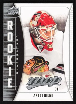 2009-10 Upper Deck MVP #340 Antti Niemi Rookie Card - Image 1 of 2