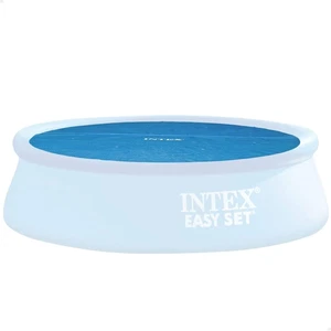 28013 - Telo Termico per Piscina Easy Set, Frame Rotonda, Polietilene, Blu, 457 - Foto 1 di 12
