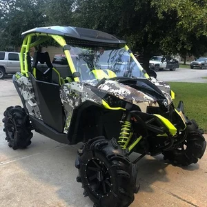 Full Front Windshield Windscreen For Can-Am Maverick 1000R Max 1000R 2013-2018 - Picture 1 of 12