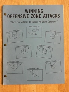 RARE Winning Offensive Zone Attacks Joe Piscopo Basketball Coaching Booklet - Picture 1 of 2