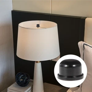 8 pièces cadre corne décoratif chapeau lumière bouchons à vis finitions de lampe solides - Photo 1/11