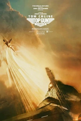 NEW TOP GUN MAVERICK 2022 MOVIE POSTER PREMIUM WALL ART PRINT SIZE A5-A1 - Image 1 of 4