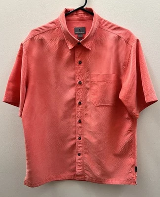 Camisa Royal Robbins Para Hombre Grande Naranja Calce Relajado Modal Mezcla Rayón/Poliéster  Foto 1 de 4