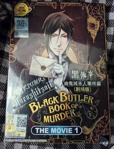 Black Butler Kuroshitsuji Book of Murder The Movie 1 DVD Japanese English anime - Picture 1 of 3