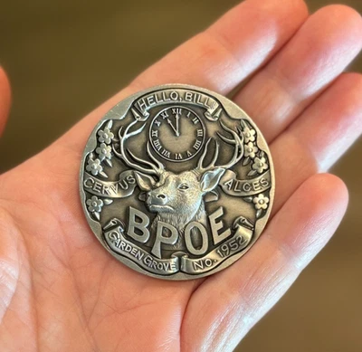 Moneda Coleccionista Desafío BPOE Elks Lodge Semiquincentenario 250 Años EE. UU. 2 Pulgadas Foto 1 de 4