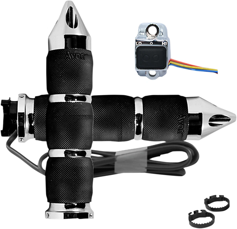 Empuñaduras Avon - MT-AIR-90-C-S-H - Empuñaduras térmicas de espiga con amortiguación de aire, cromadas Foto 1 de 1