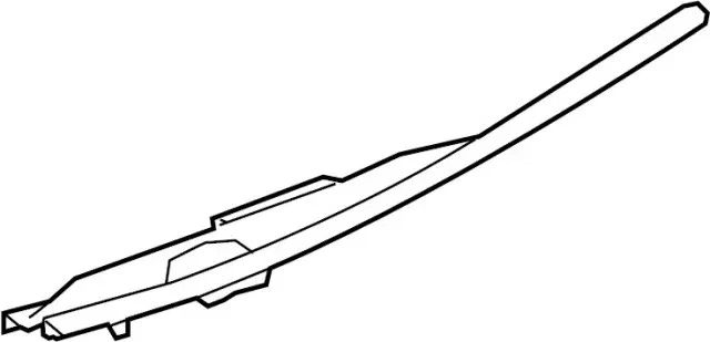 Genuine Infiniti 2017-2020 Q60 Fender Ledge Cover 65821-5CA0A - Image 1 of 1