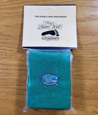Conjunto de 2 pulseras Florida Gators verde azul adulto doble ancho equipo sudadera Foto 1 de 3